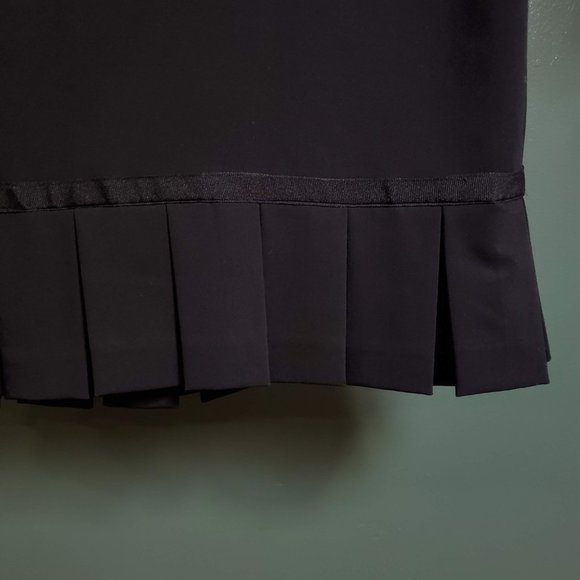 Ricki's | A-Line Black Skirt with Bottom Pleats - Picture 2 of 3